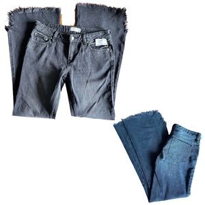 Black Bellbottom Jeans